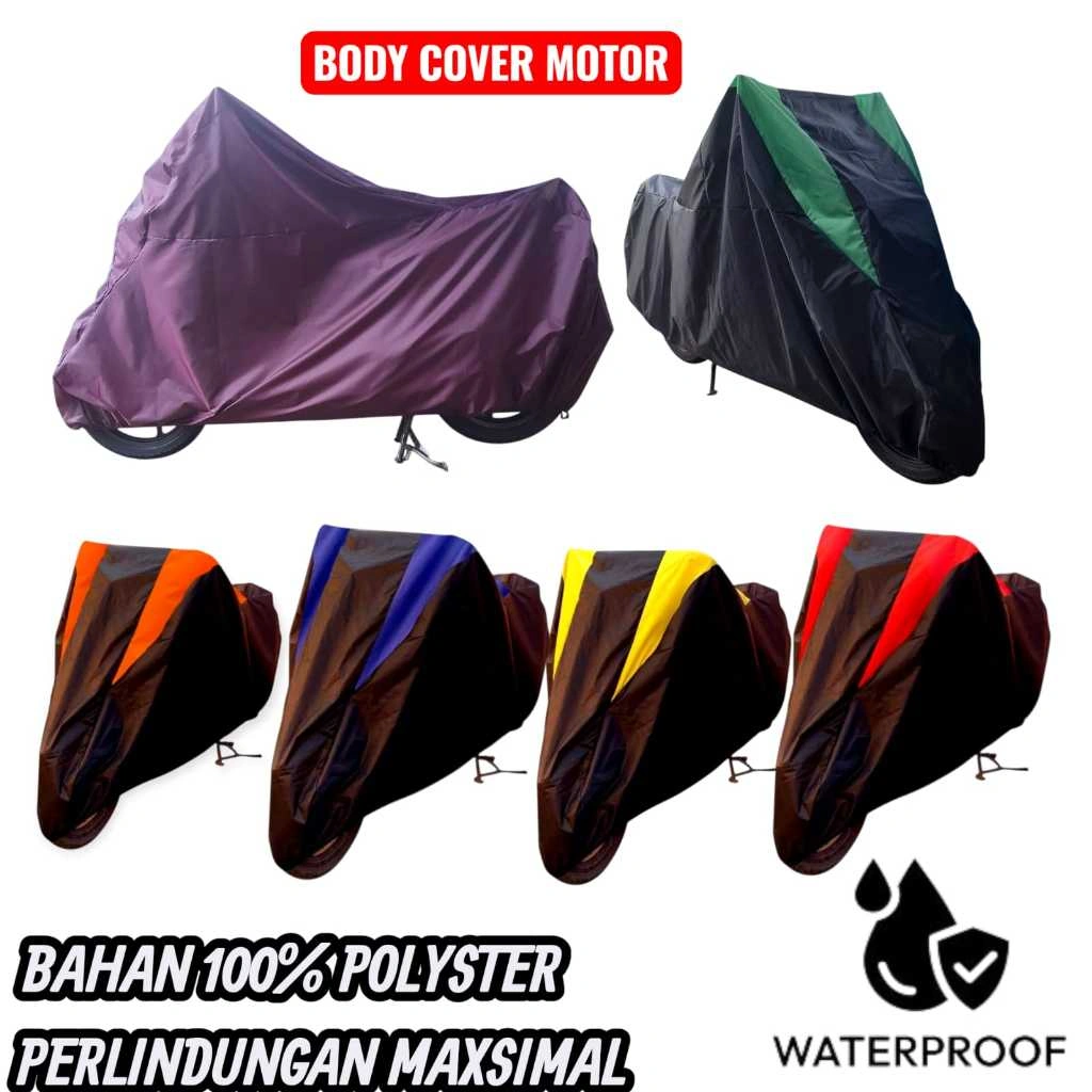 SARUNG MOTOR COVER MOTOR WATERPROOF untuk segala jenis motor