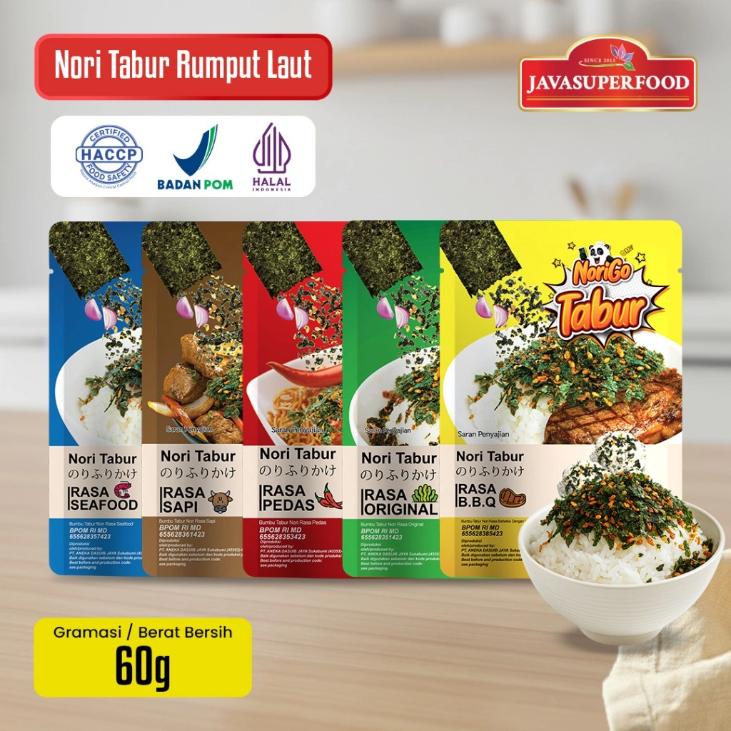Nori Tabur Rumput Laut Panggang 60g