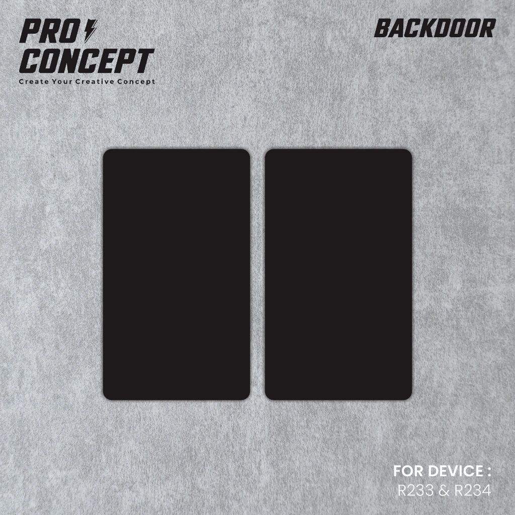 #2 Proconcept Acryllic Black 33/34