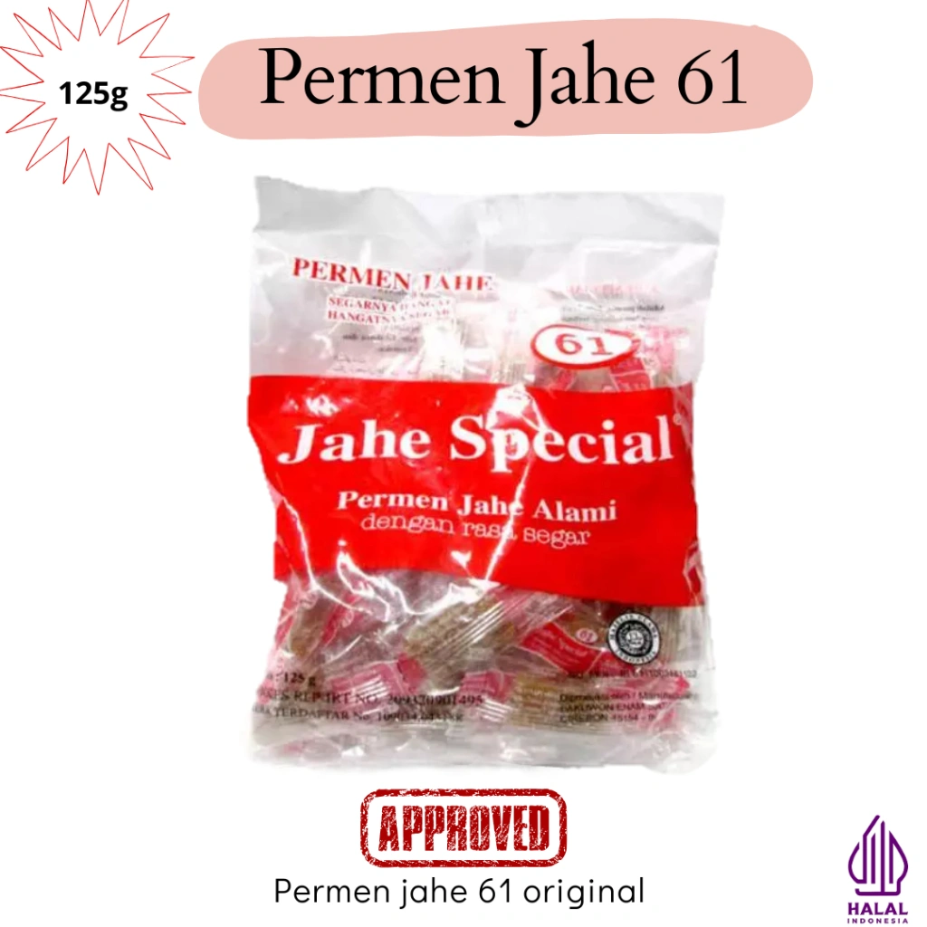 Permen Jahe Special 61 asli Cirebon EXP 2027