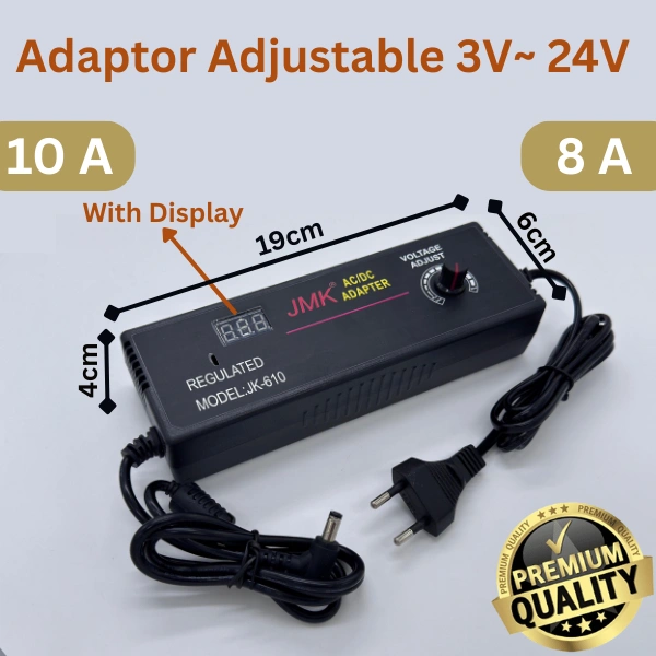 Adjustable Adaptor 3V 24V 3-24V DC 10A 8A Switching Power Supply 3V - 24V 10ampere SMPS PSU