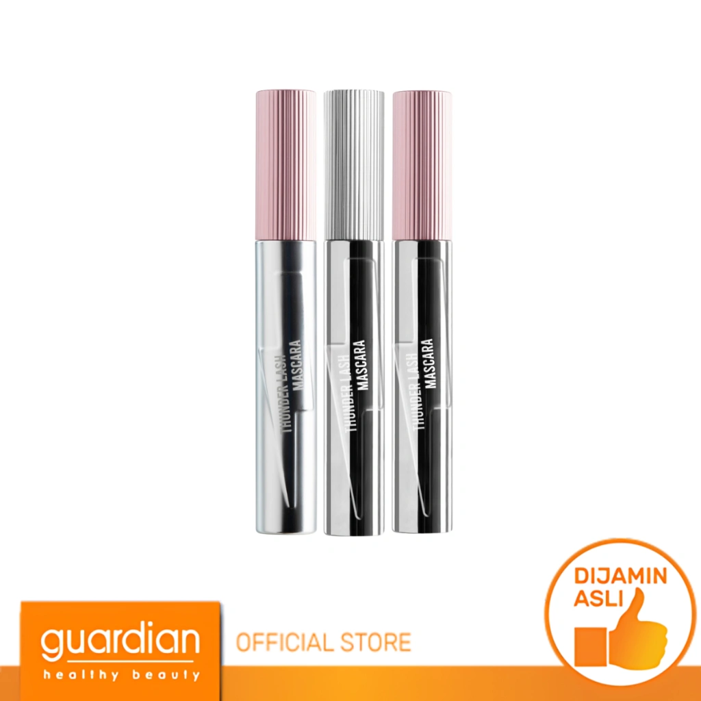 Rose All Day Thunder Lash Mascara - Waterproof, Anti-Smudge,Tahan Lama, Bulu Mata Lentik & Tebal Sepanjang Hari 8Gr