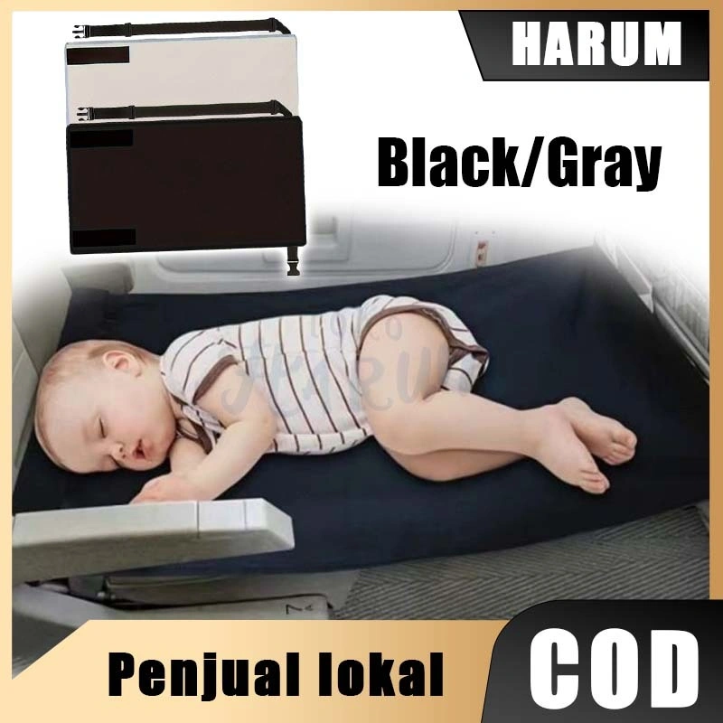 Kasur Pesawat Anak Portable Travel Footrest Tempat Tidur Anak Pesawat Dudukan Pemanjang Kursi Airplane Seat Extender
