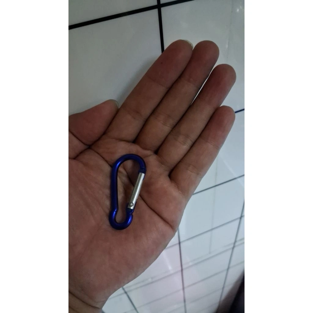 karabiner - carabiner kecil untuk gantungan kunci, kaitan ke flysheet, tali temali, aksesoris