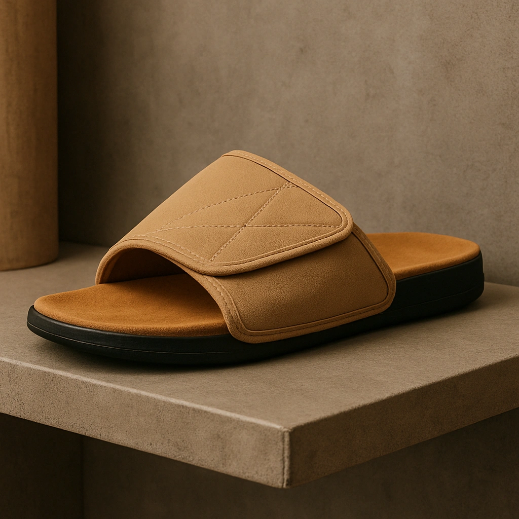 Basic Slides 02 Series Runo Project - Sandal Slide Pria - Slip On Slop Cowok