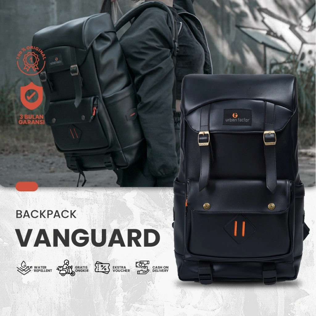 Tas ransel Backpack urban factor - Vanguard | Tas laptop Pria wanita Kasual
