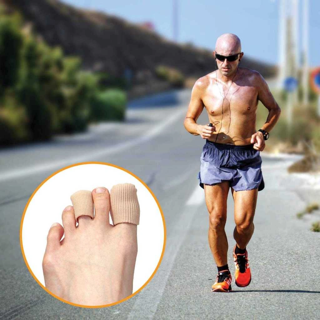 APEN 1pcs Pelindung Jari Kaki Anti Lecet Breathable Elastic Toe Cover Barang Unik - TC6