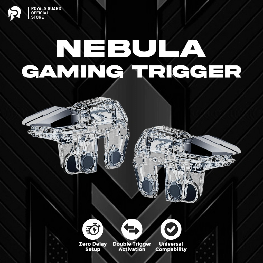 Royals Guard Nebula Gaming Trigger L1 R1 Controller for Mobile Phone