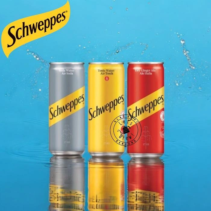 SCHWEPPES SOFT DRINK 250ML TONIC WATER, GINGER ALE, SODA WATER