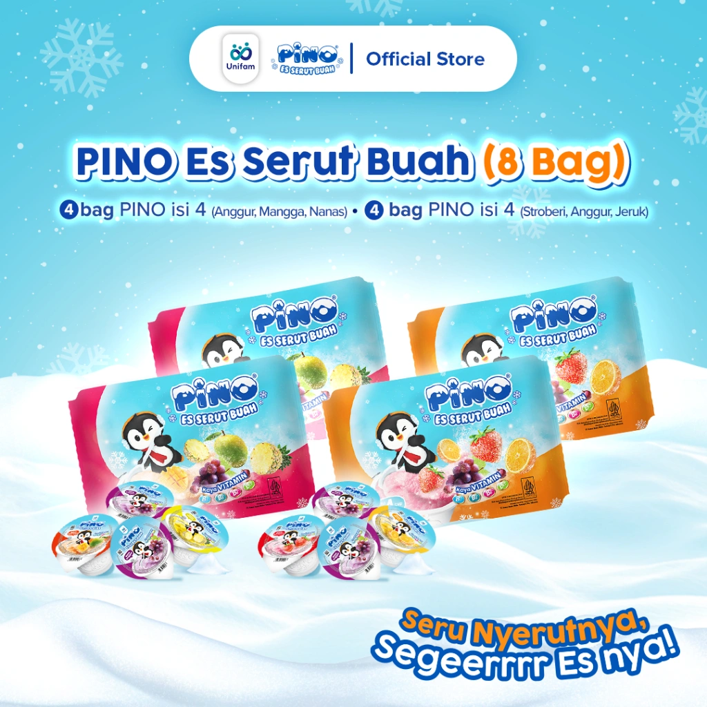 Pino Paket 55 Ribu Dapet 8 Bag - Es Serut Buah