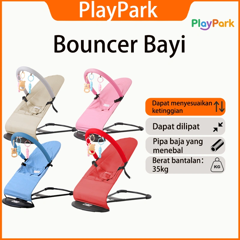 PlayPark Bouncer Bayi Ayunan Bayi Nyaman 0-3 Tahun Untuk Bayi Baby New Born Bouncer Baby Bouncer Bayi Kursi Ayunan