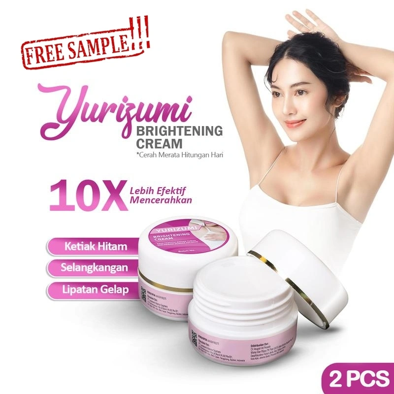 Yurizumi Brightening Cream Chalonese Krim Pemutih Pencerah Ketiak dan Lipatan Hitam - AF