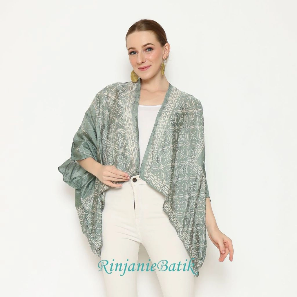 Rinjanie Batik - BKMR - Bolero Kotak Batik - Batik Tuntrum Parang Mix Ciprat - Outer Batik Wanita - Atasan Batik Wanita - Outer Batik Kekinian - Batik Cap