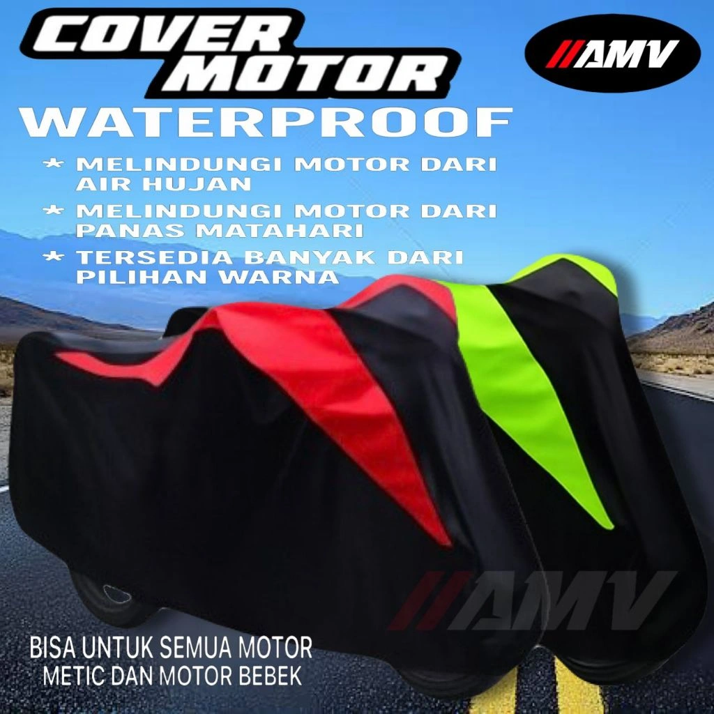 Cover Sarung Selimut Motor Honda Vario Beat Scoopy Mio Fazzio Stylo Fillano All Varian Anti air Waterproof