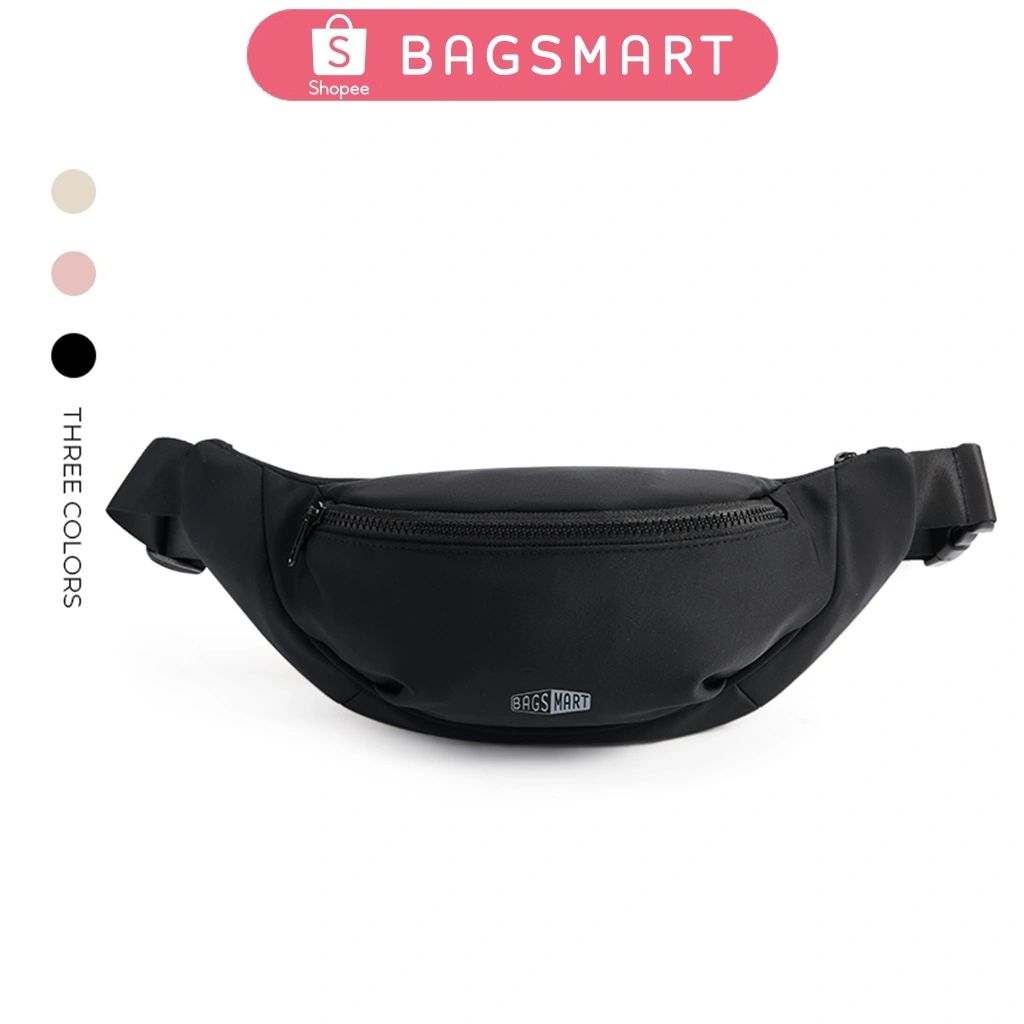 BAGSMART Waist Bags Tas Pinggang Belt Bag Strap Waist Bag Suitable Chest Bag Crossbody Bag