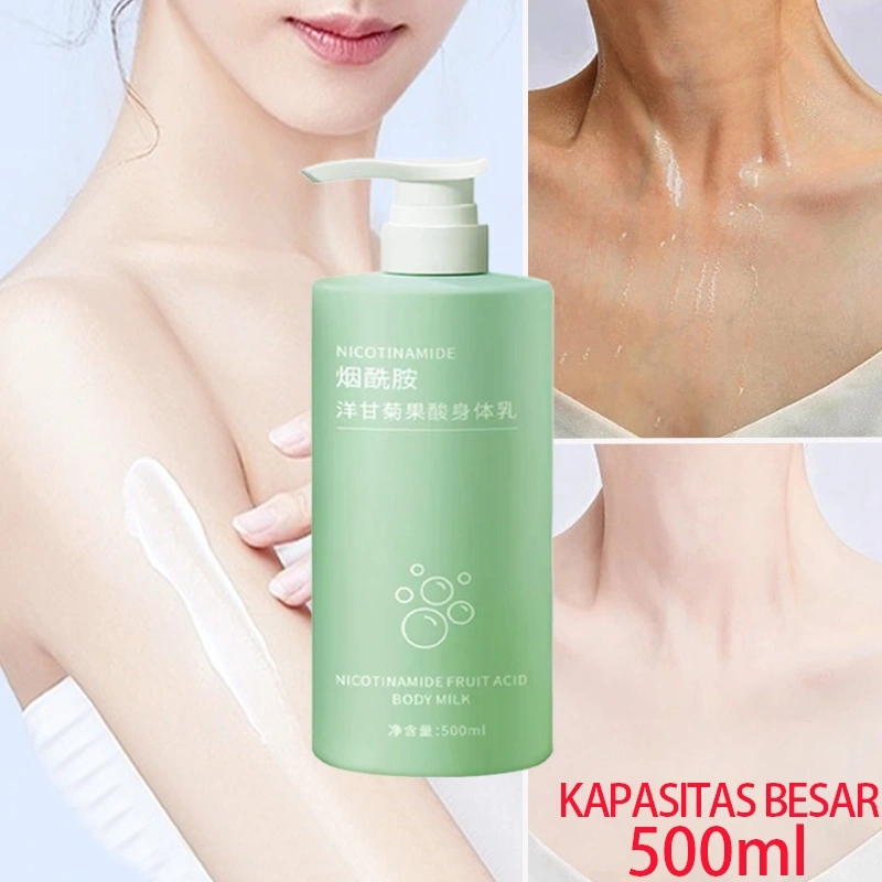 Losion Pelembap Niacinamide 500ml Losion Pelembap dan Pelembut Losion untuk Memperbaiki Kulit Kering