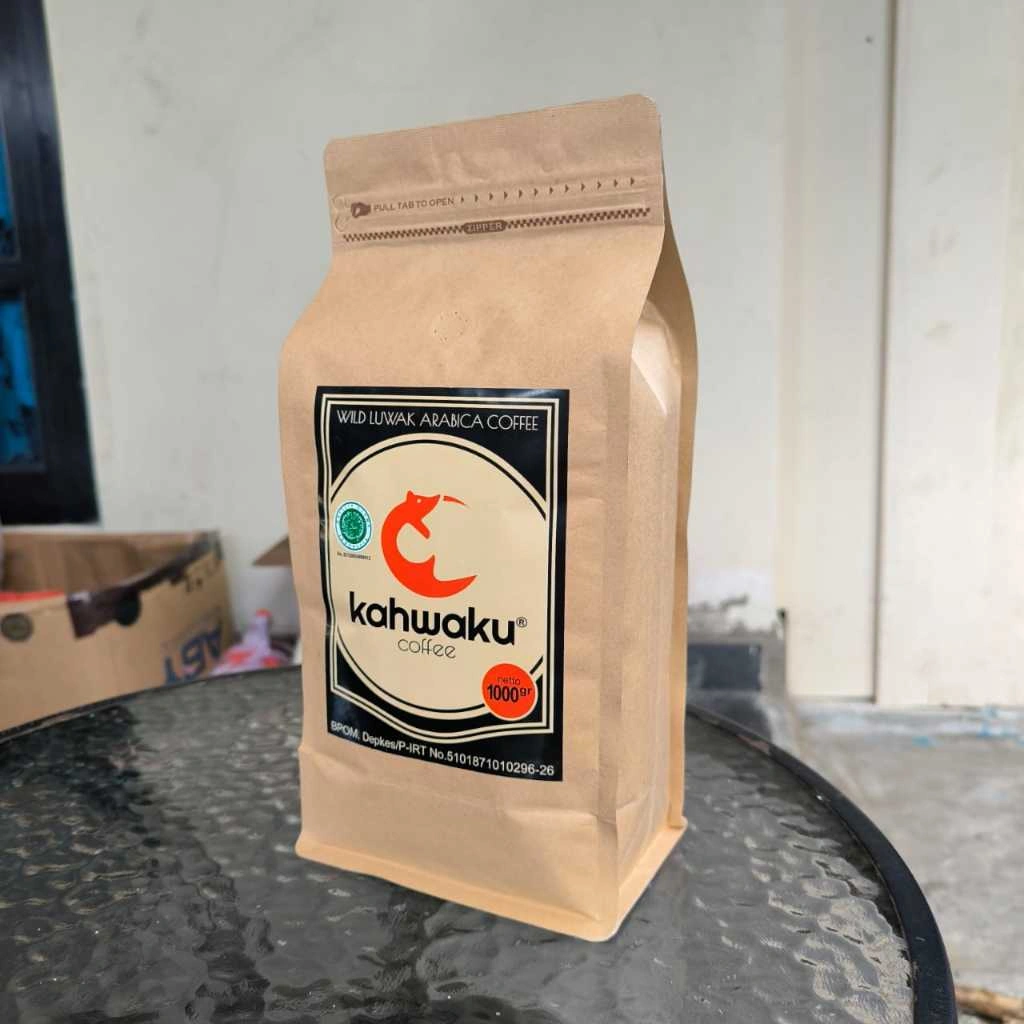 Kopi Luwak Liar Asli, Arabika Gayo 1Kg – Roasted/Bubuk, Premium Sumatera Heritage Coffee & Eksklusif