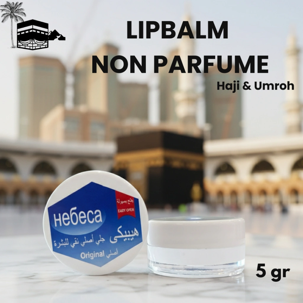 GROSIR Lipbalm Hebeca Halal Pelembab Bibir 5 gr Treatment Masker Bibir Perlengkapan Haji dan Umroh