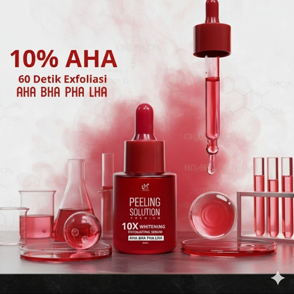 Miss Ti Peeling Solution Exfoliating Serum 15ml AHA BHA PHA LHA BPOM