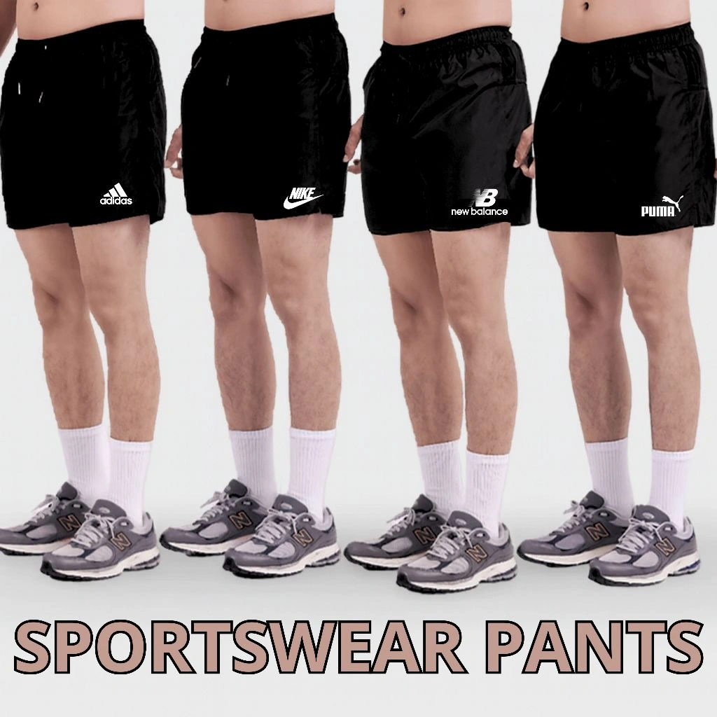 sportswear Basic Short Celana pendek olah raga dry fit lari running gym pria