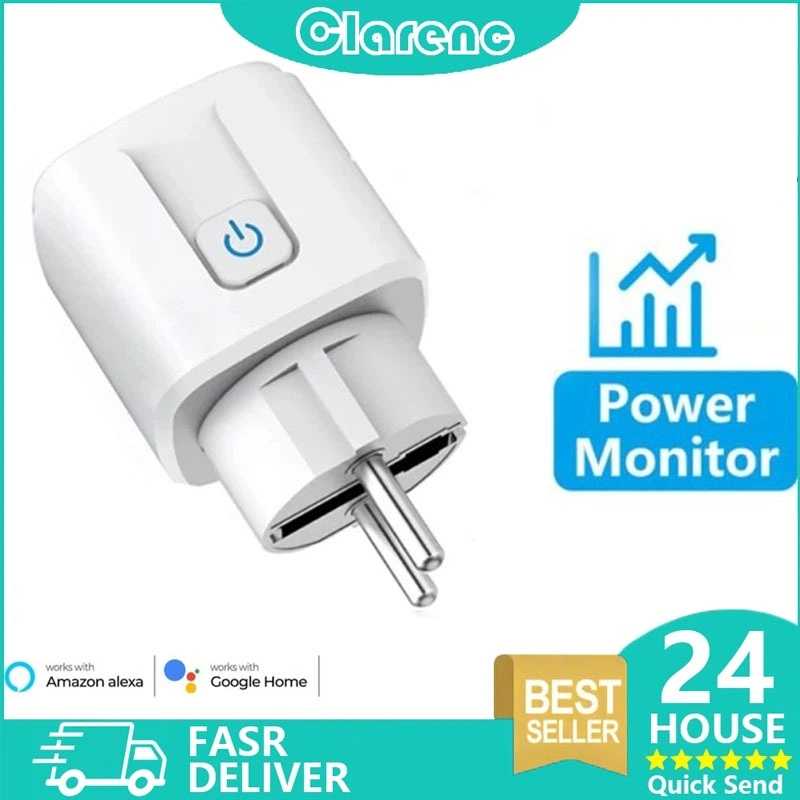 Smart plug/wireless wifi socket 16a with colokan energy monitoring statistic smart home colokan