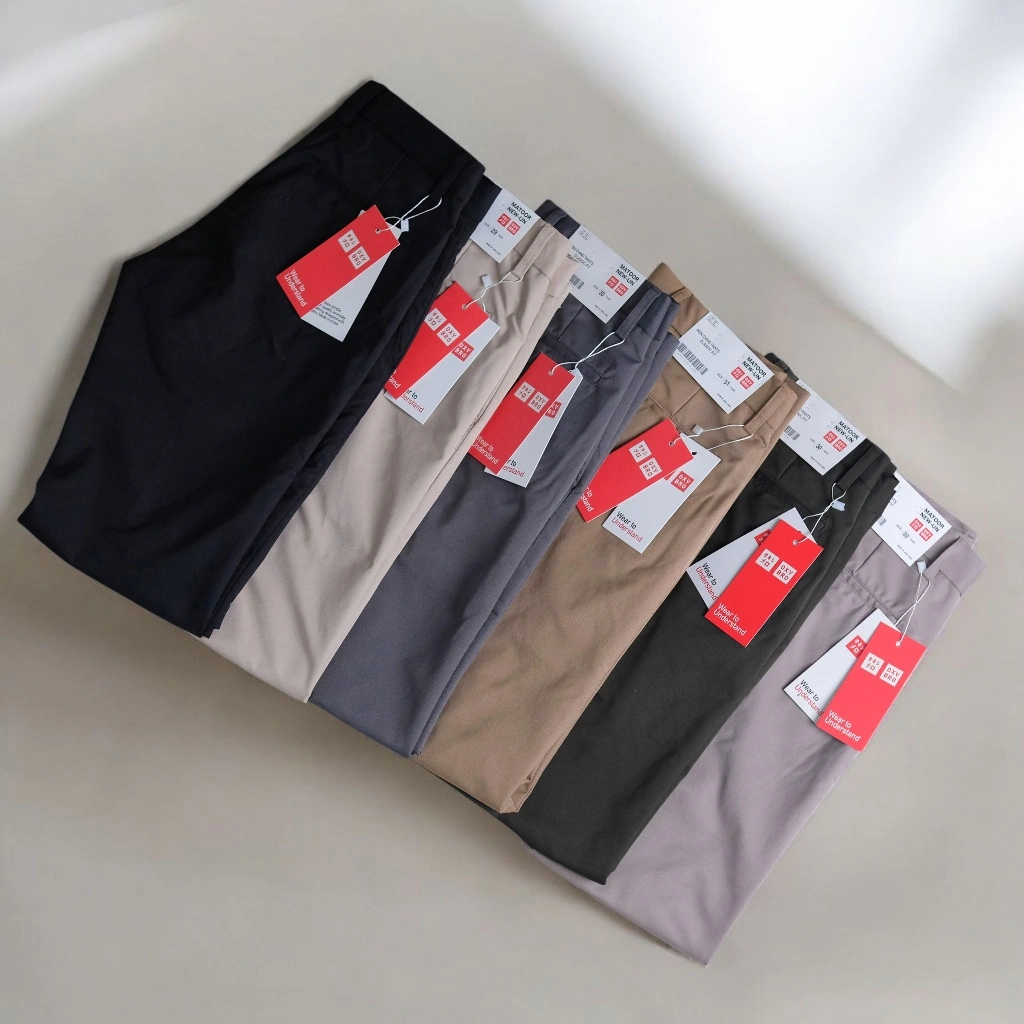 Celana Chino Pria Work Pants Tebal Premium - Straight Fit, Tahan Lama, Nyaman Dipakai Harian