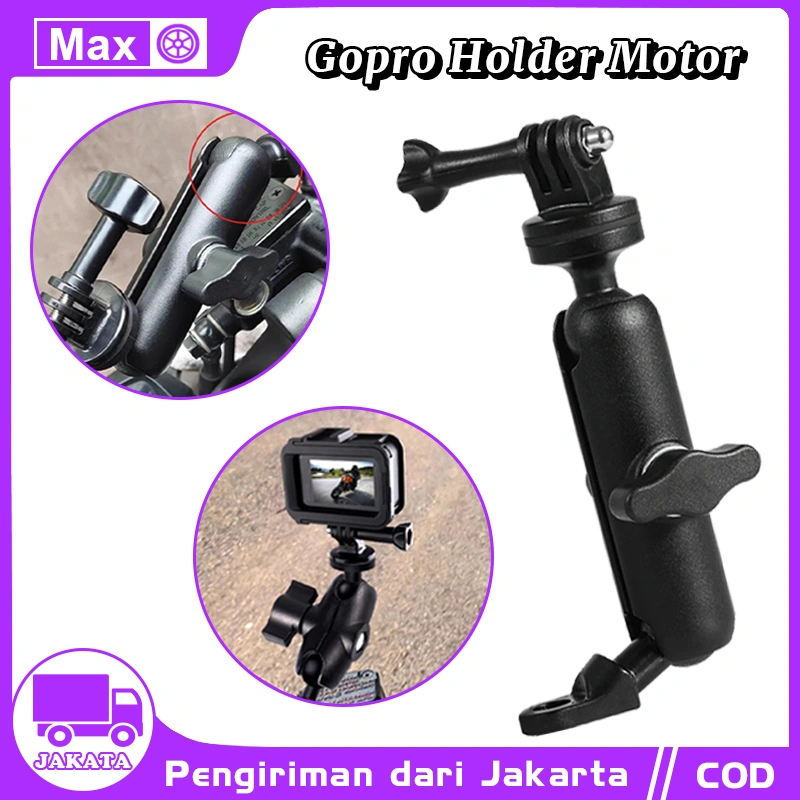 GoPro Action Cam Holder Kamera Motor Camera 360 Brecket Action Camera Bracket Motorcycle Sparepart
