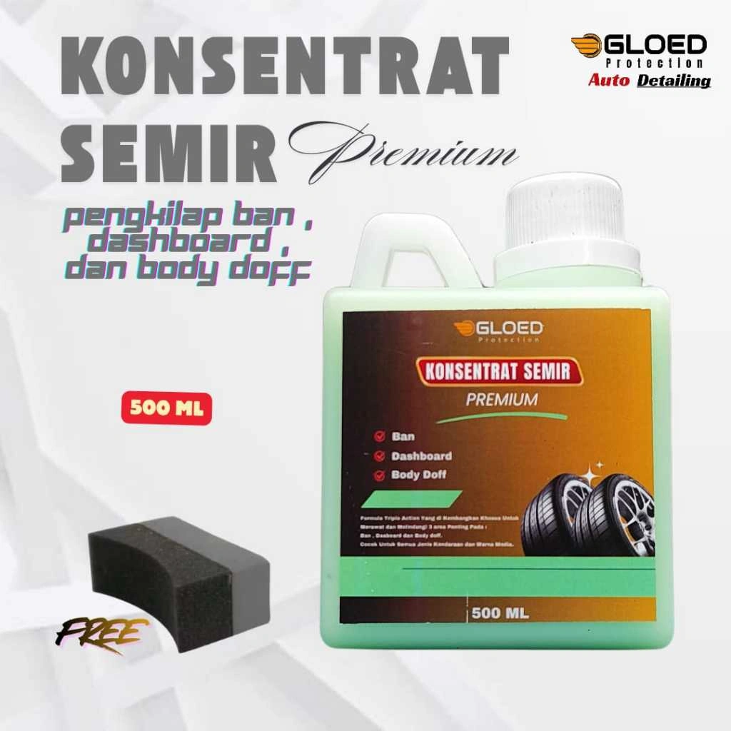 Gloed Kosentrat Semir Premium Semir Ban Anti Debu Semir Jok Semir Dashboard & Body Doff 1Liter