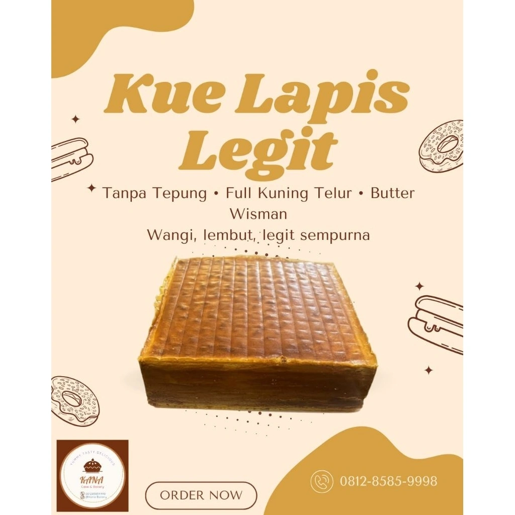 Kue Lapis Legit Premium Wisman By Kana Bakery
