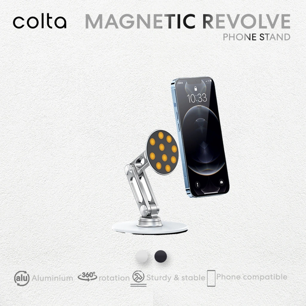 Colta P7 360 Magsafe Magnetic iPhone Revolve Stand Holder Aluminium Tab Dudukan HP Phone