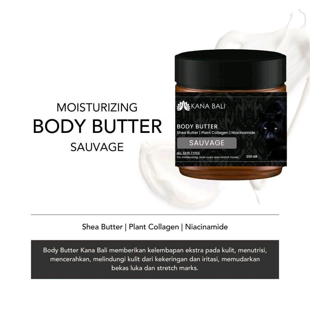 Moisturizing Body Butter Sauvage - Men Series Kana Bali