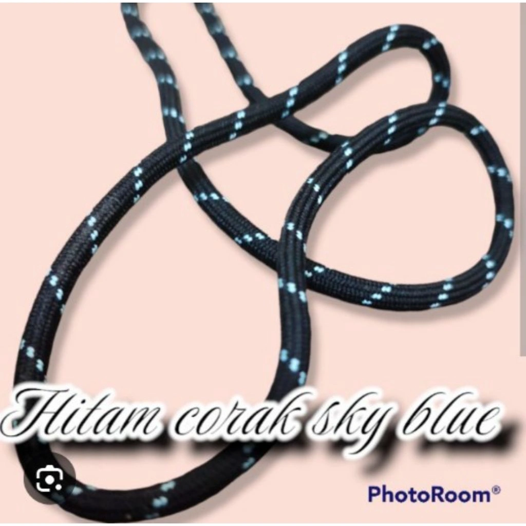 1Meter Tali Paracord / Prusik Warna Hitam 4mm Tali ViraL