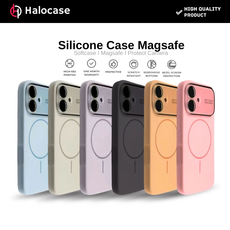 Case for Iphone 17 17Air 17 Pro 17 Promax Silicone Magsafe Case with Lens Protector Kamera