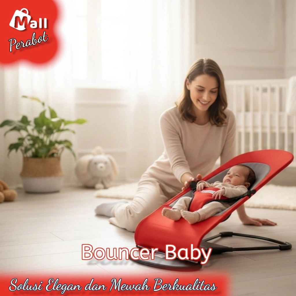 Mall Perabot | Kursi Ayun Bayi Lipat | Bouncher Bayi | Baby Bouncer Infant Seat | Tempat Tidur Bayi Goyang