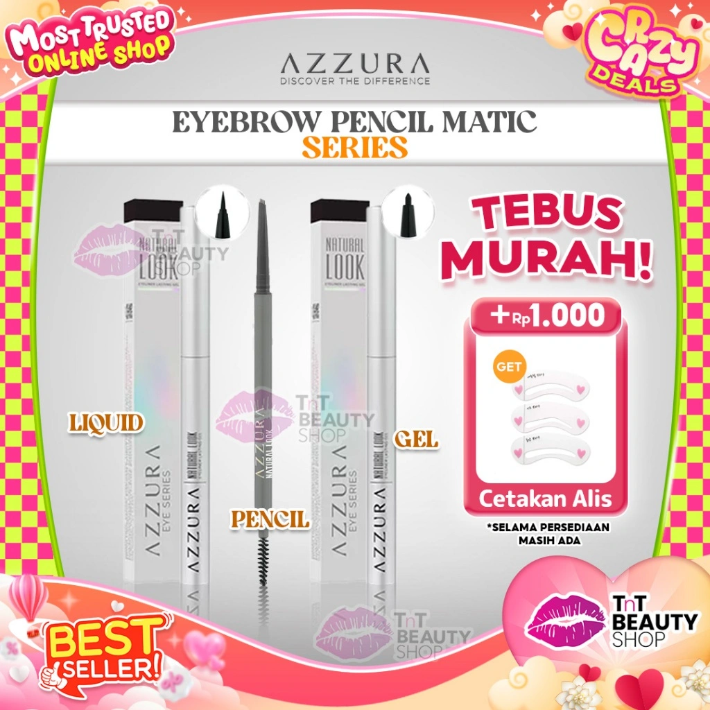Azzura New Eye Series Eyebrow matic Eyebrow Pencil Eyeliner Gel Eyeliner Liquid | TnT Beauty Shop
