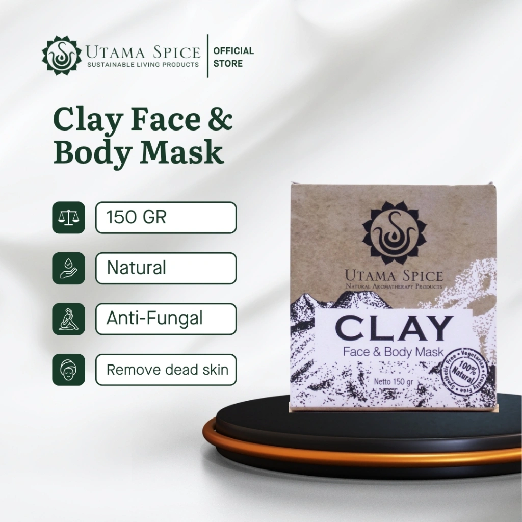 Utama Spice Clay Face & Body Mask 150gr