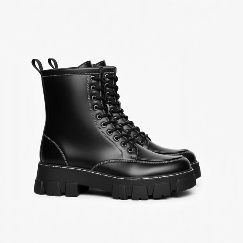 HARVEY - Sepatu Docmart Blooming Black 10Hole Wanita