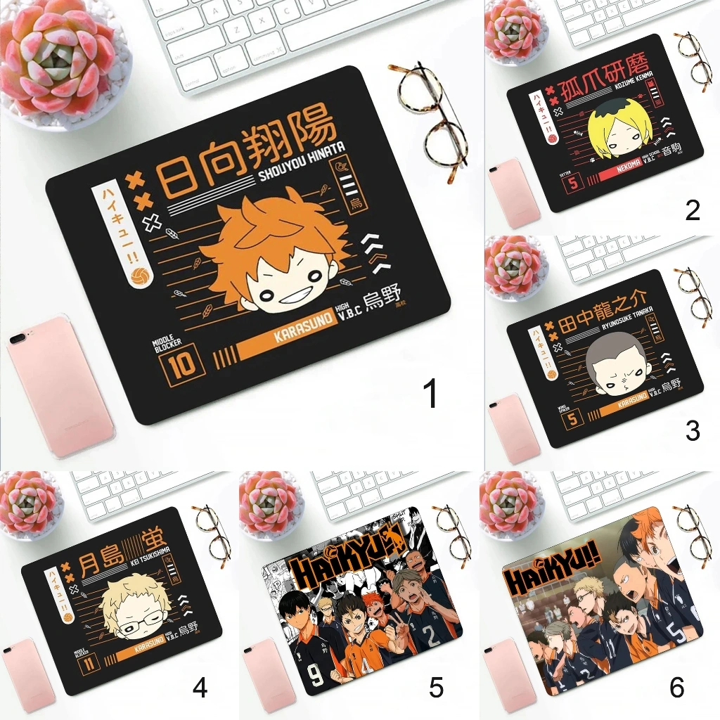 Mouse pad Haikyuu Anime Premium Rubber Anti-slip Mousepad