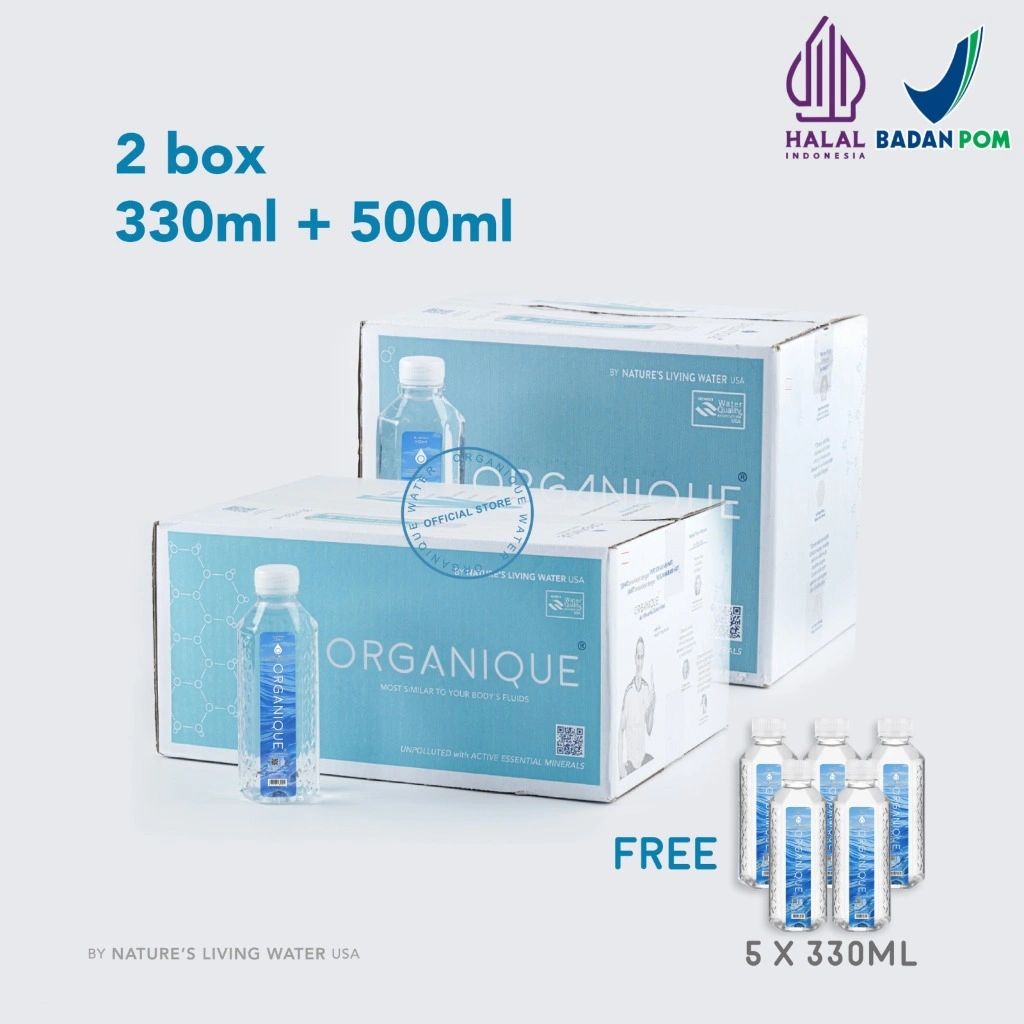 Organique Water ( 500 ml + 330 ml )