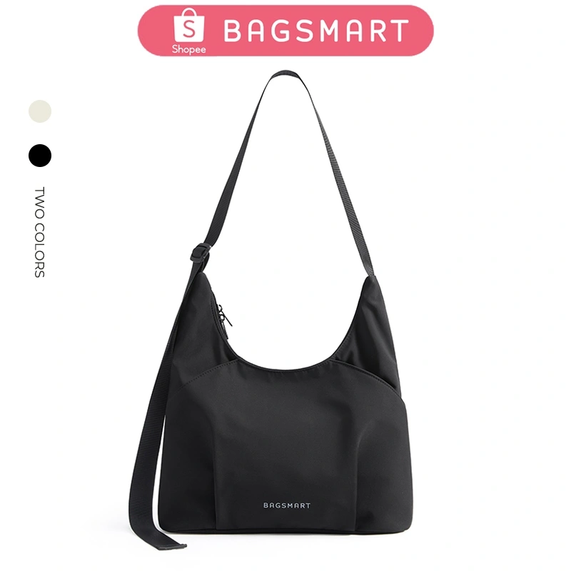 BAGSMART Tas Selempang Hobo Bag Large Shoulder Bag Crossbody Bag Anti Air Adjustable Strap