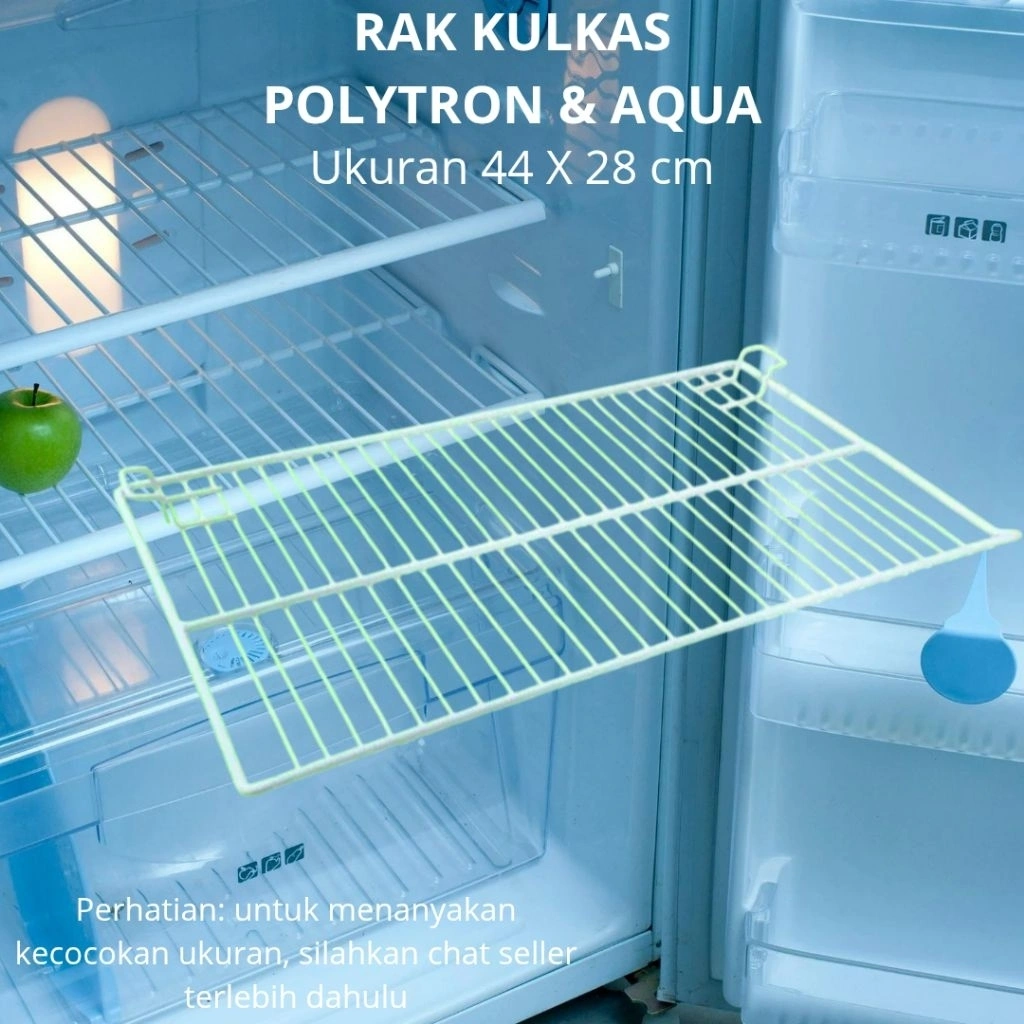 RAK AMBALAN KULKAS BESI cocok untuk POLYTRON/AQUA/SANYO TIPE LAMA