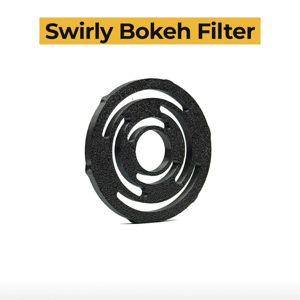 Swirly Bokeh Filter by wafconcept | 3dprint filter