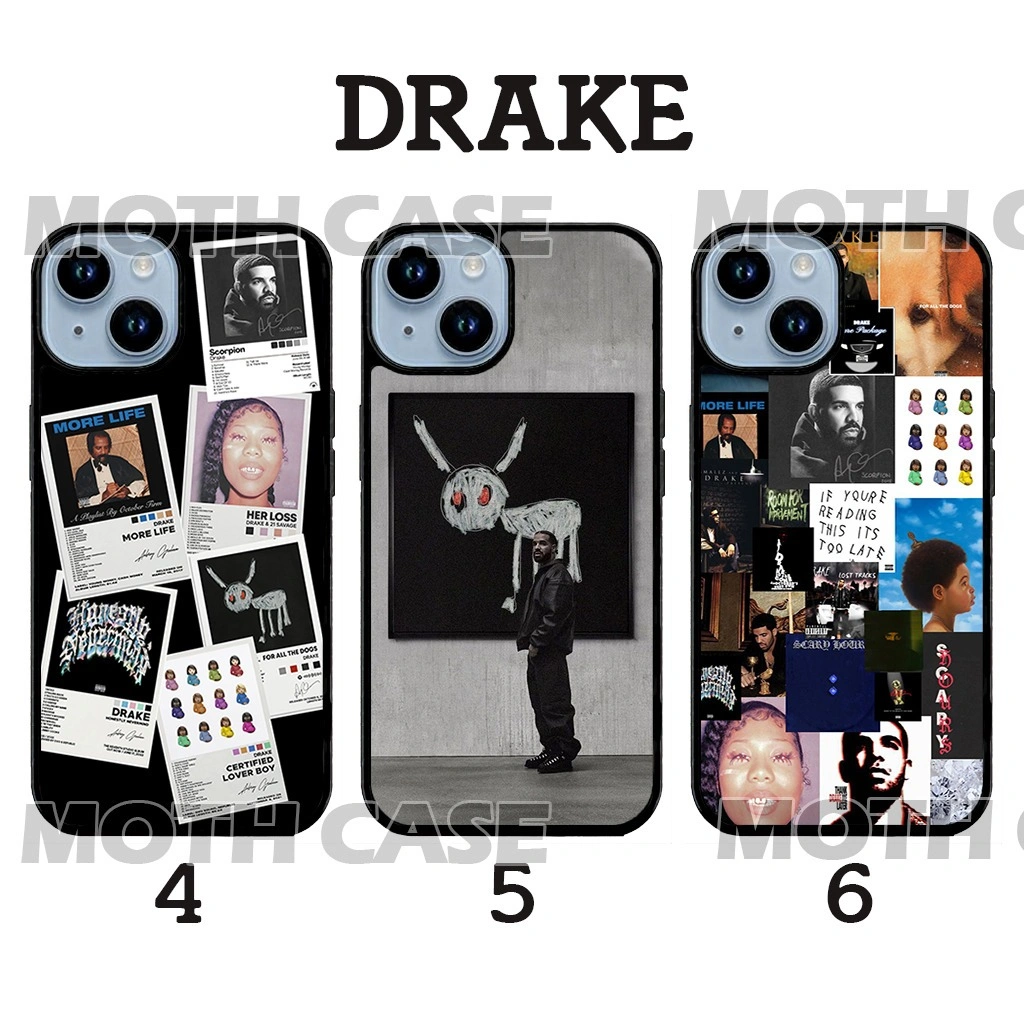DRAKE - Softcase Glossy (BERGARANSI) Iphone samsung xiaomi redmi oppo vivo realme (Case Casing hp)