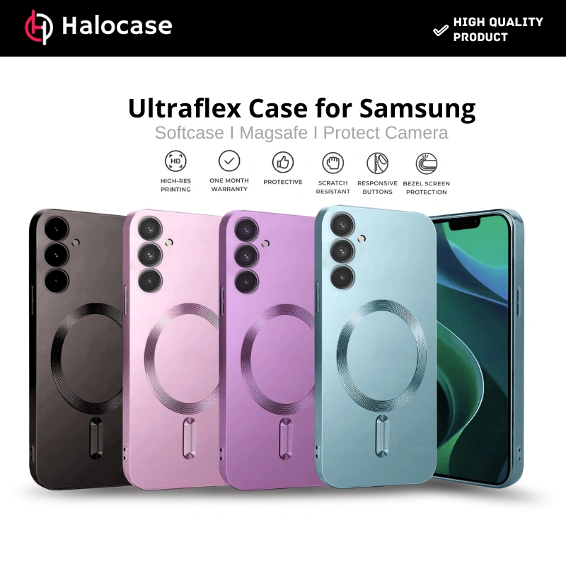 Softcase for Samsung Galaxy S23 S24 S25 FE Ultra Series Ultraflex TPU Magsafe case for Sam