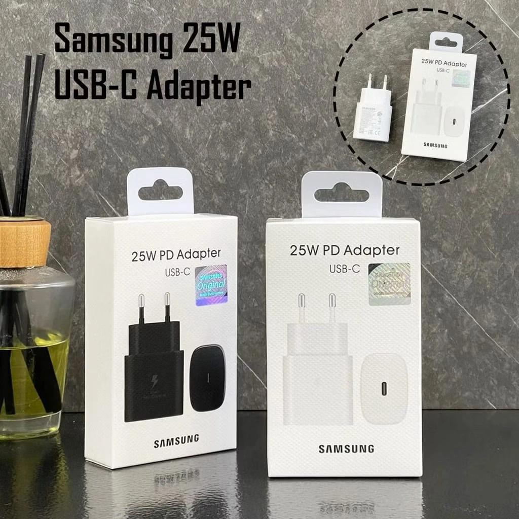 Adaptor kapala Charger Samsung 25WAT ORI USB-C FAST CHARGING ORIGINAL 100%