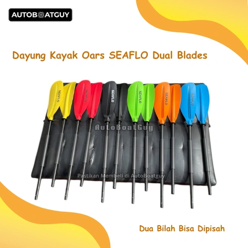 Dayung Kayak Oars SEAFLO Dual Blades / Dua Bilah Bisa Dipisah