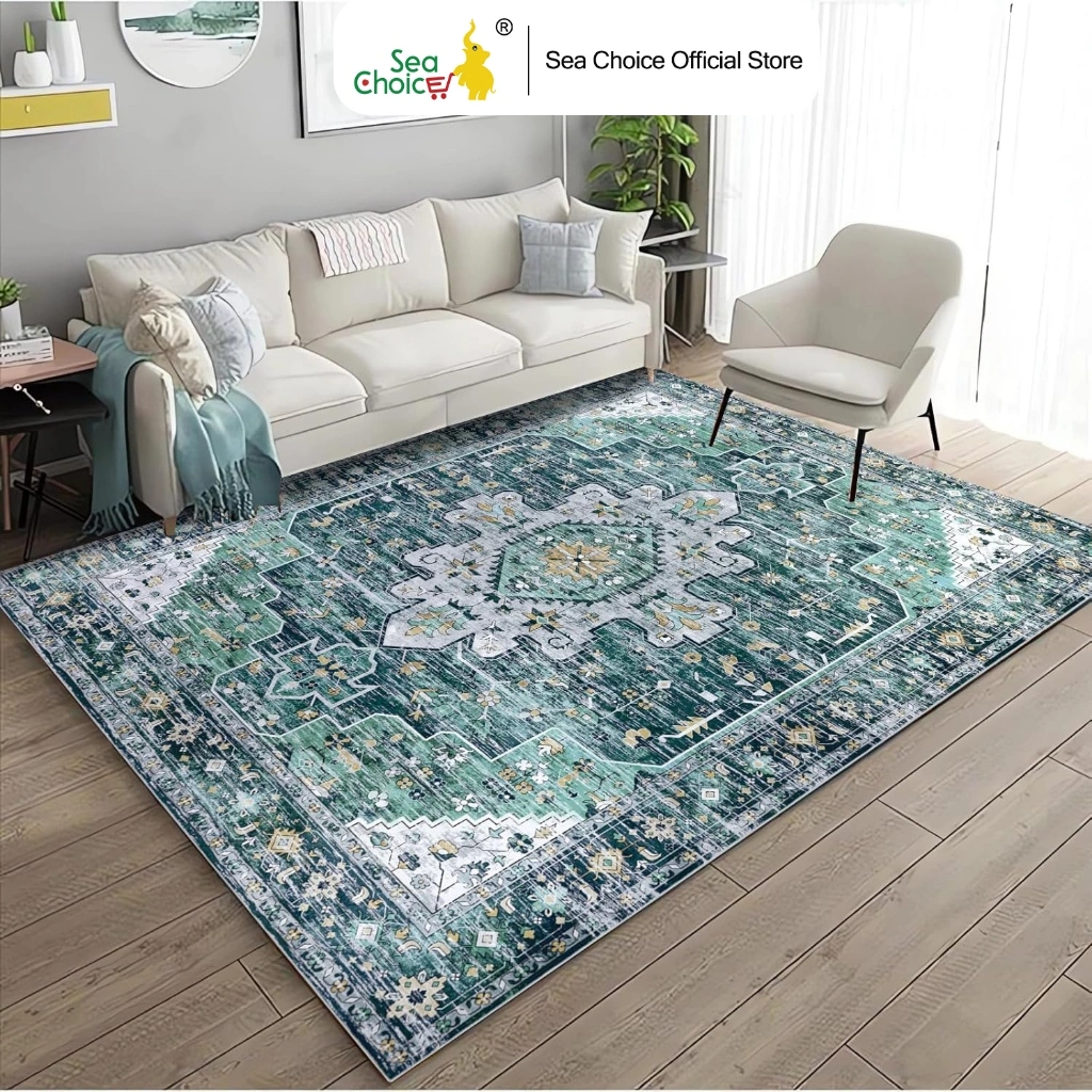 SEA CHOICE Karpet Runner Lorong Premium Empuk Lantai Antislip 90x150 cm,Sajadah Boho Aesthetic Tebal
