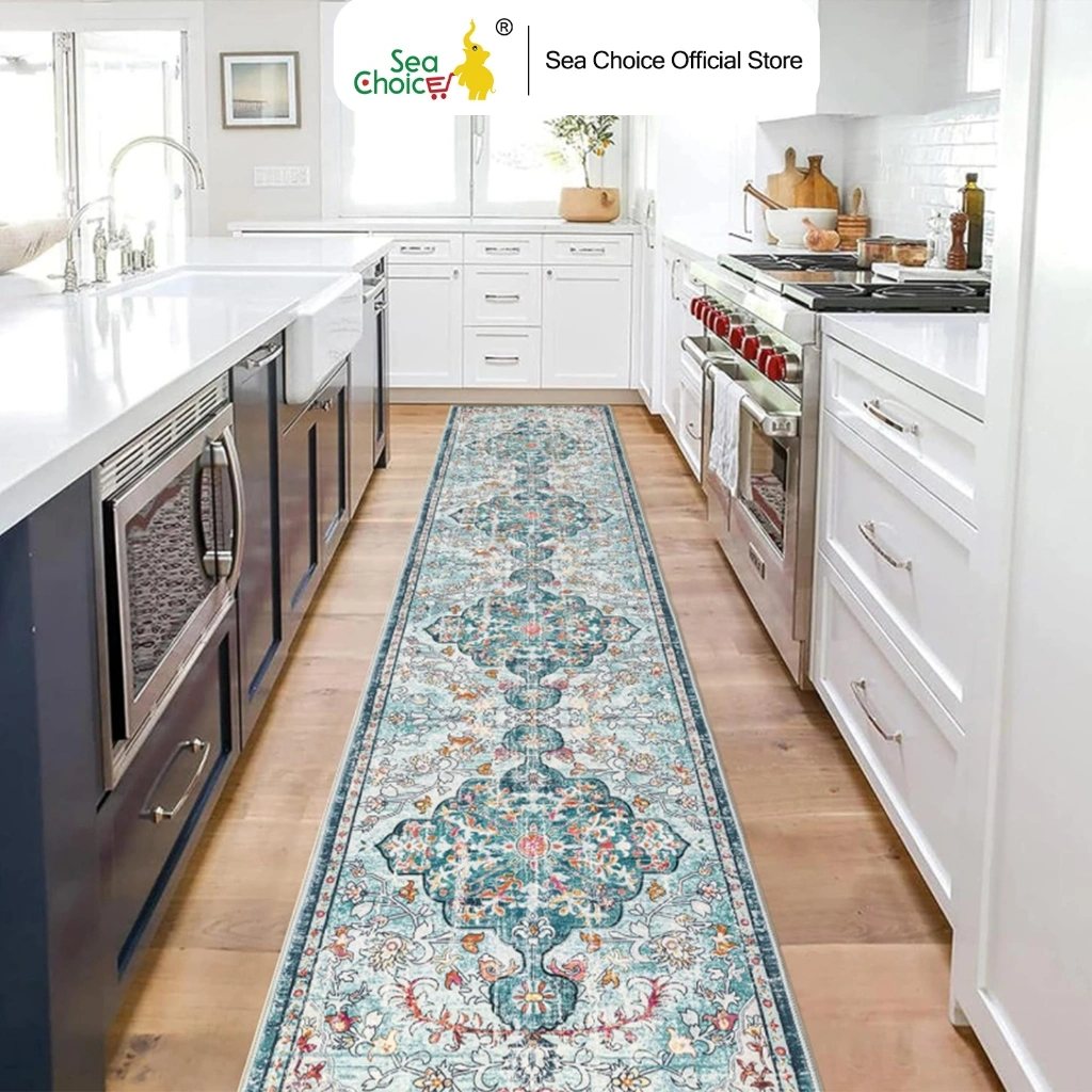 SEA CHOICE Karpet Premium Empuk Antislip Lorong all Size – Gaya Boho, Bisa Dicuci, Karpet Panjang