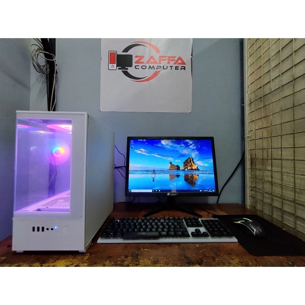 PC Gaming EDITING Intel CORE I7 RAM 16GB VGA 2GB SSD 256GB MONITOR LED 22 INCH FREE USB WIFI