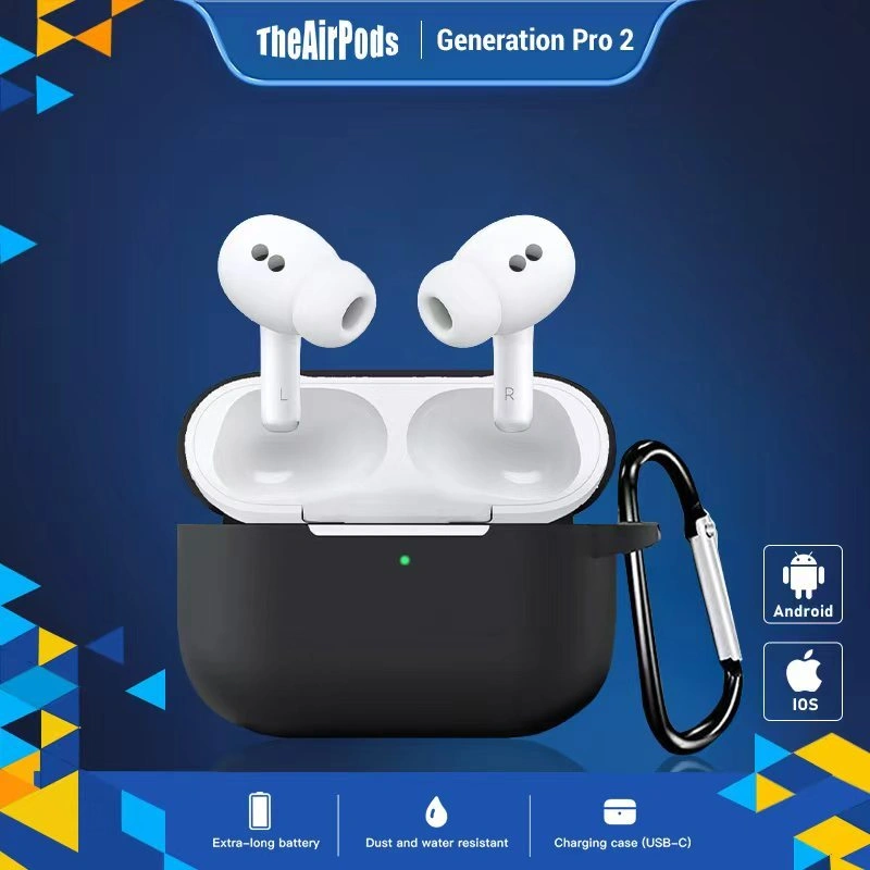 TheAirPods Gen 2 Pro Active Noise Cancellation ANC Adaptive Audio Transparency Mode Voice Lsolation Audio Spasial Yang Dipersonalisasi Adaptive EQ IMEI & Serial Number Detectable Tersedia Untuk iOS dan Android Garansi 1 tahun
